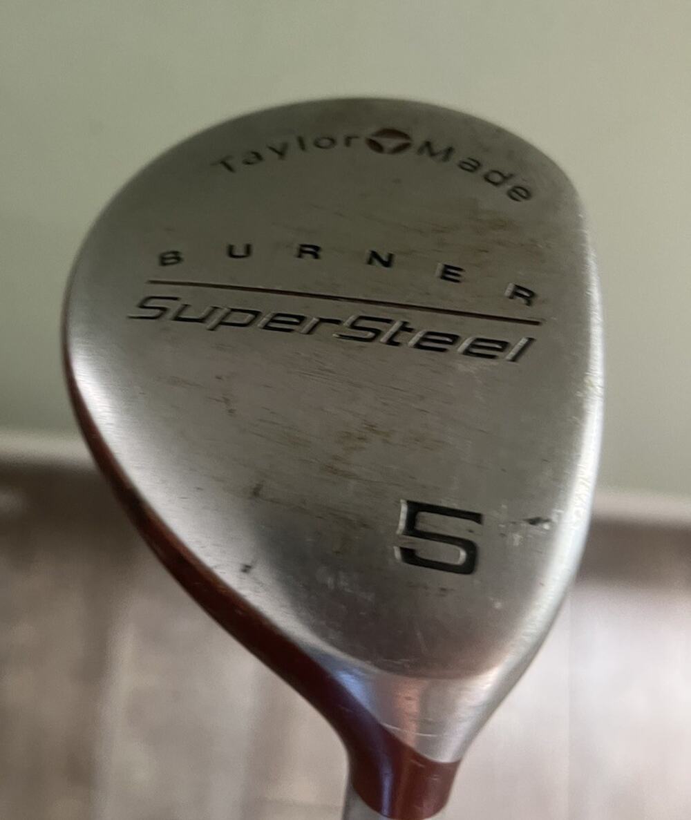 TaylorMade Burner SuperSteel 5 Wood Regular Flex 42” Bubble R-80 Shaft RH